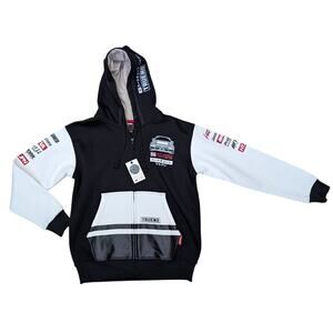 Toyota AE86 Sprinter Trueno Hoodie Small White Black Hardtuned JDM Fleece